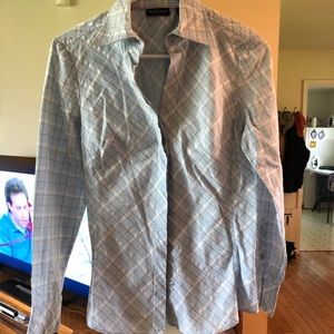 Long sleeve button down light blue  shirt